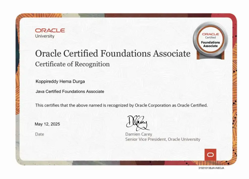 Hema Durga Koppireddy — Full-Stack Developer